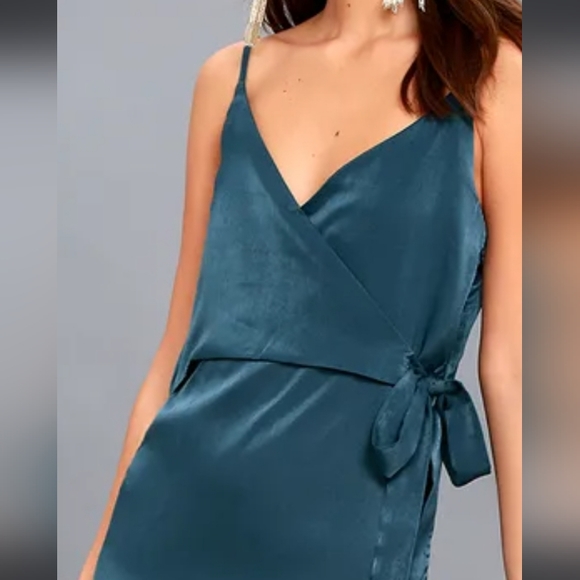 Lulus teal dress - Picture 2 of 6